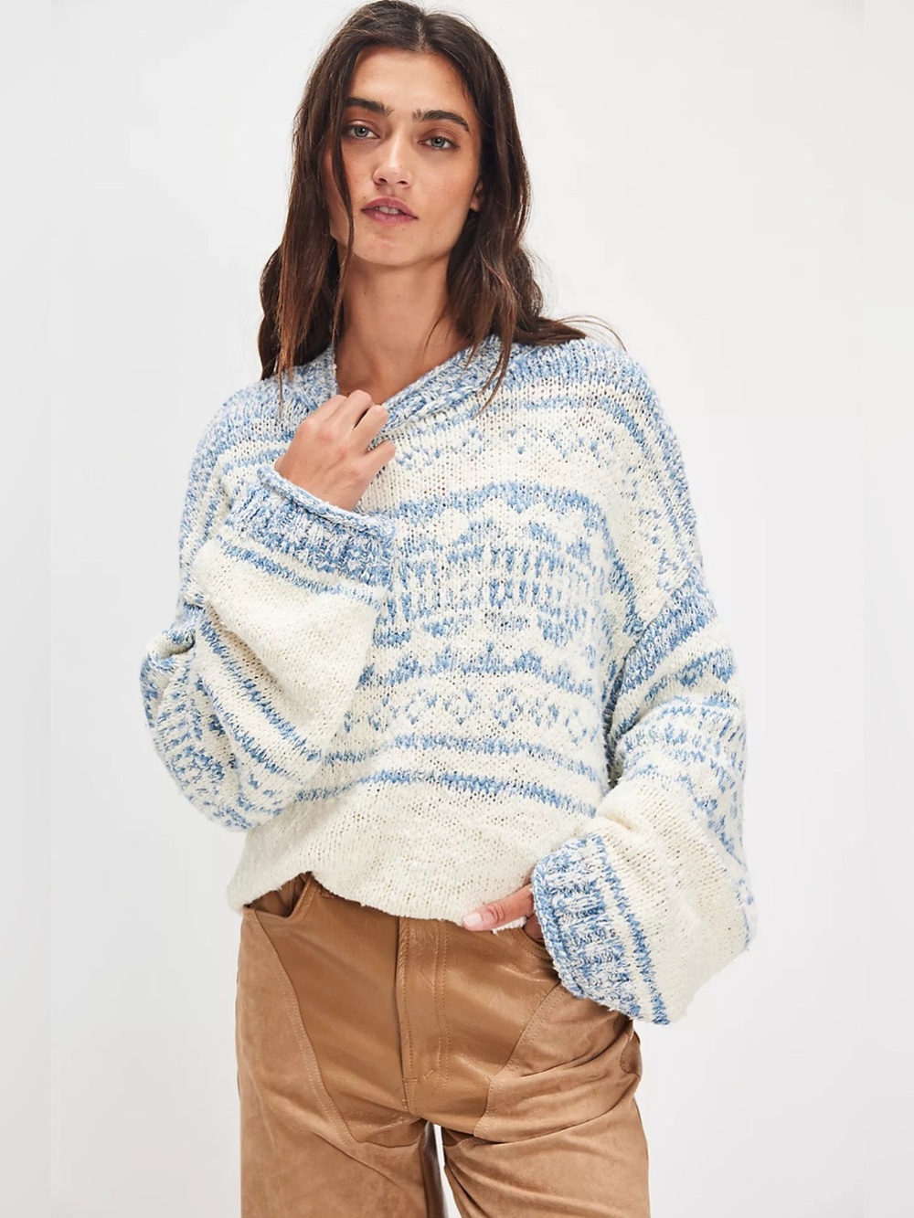 𝓯𝓹 Free People ~ Dani Pattern Sweater - Picture 4 of 10
